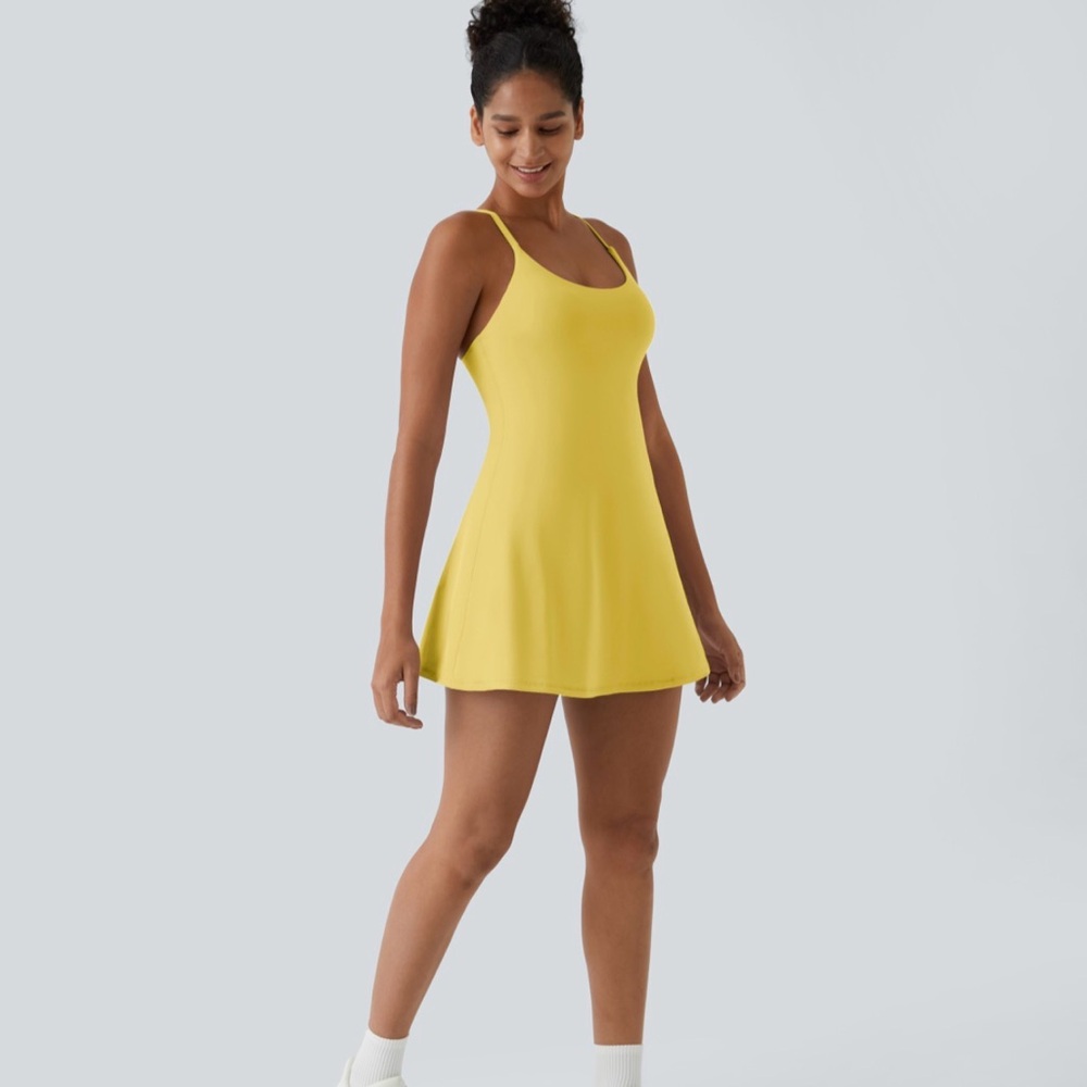 HALARA Softly Zero Plush Backless Active Dress Easy Peezy Edition